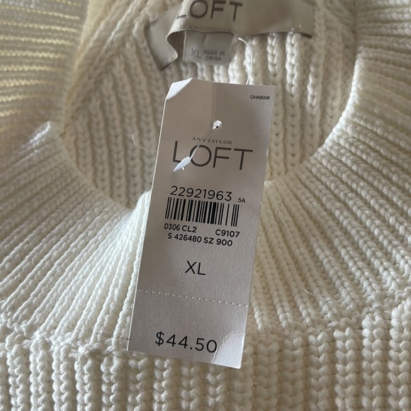 NWT LOFT sweater top Size: XL - Picture 4 of 4